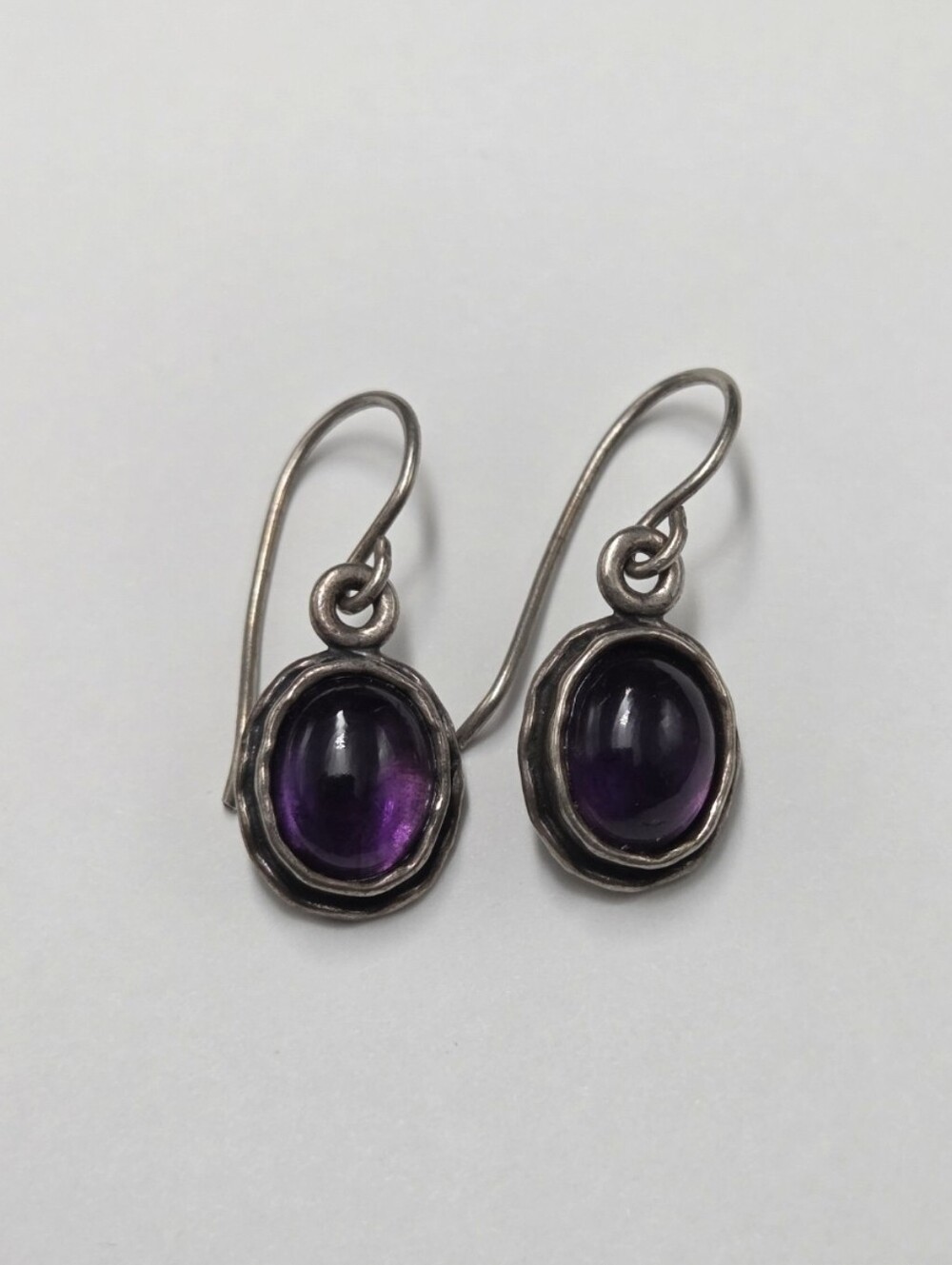 Silpada 925 Sterling Silver Amethyst Dangle Earrings